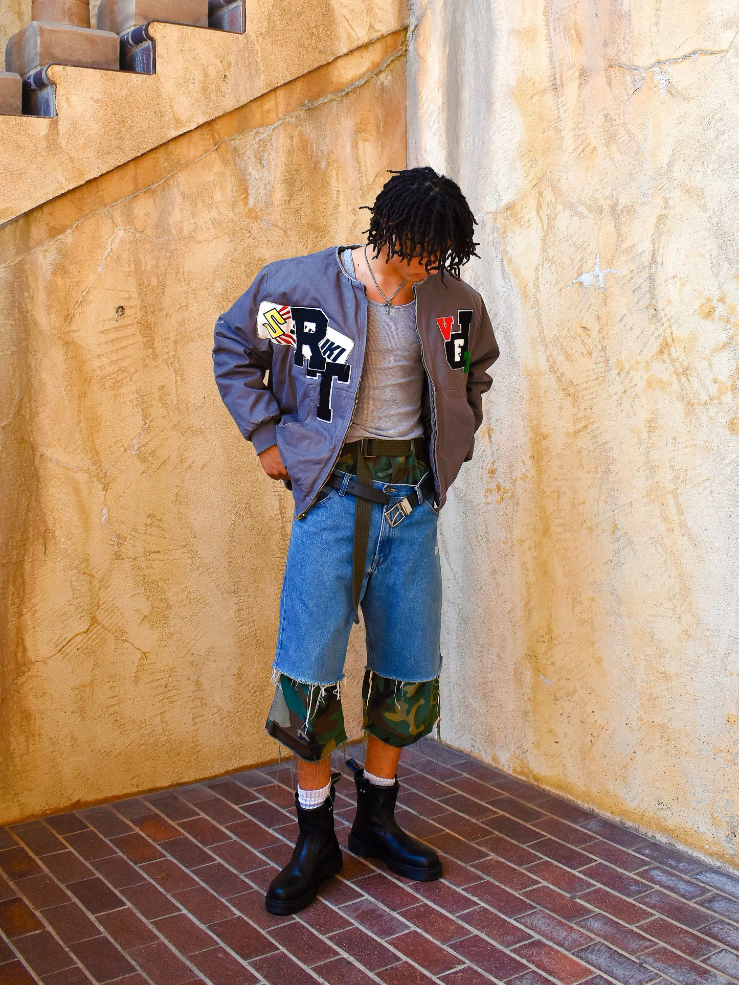 GREY "MOBB FAST" RACE JACKET