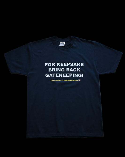 FOR KEEPSAKE T-SHIRT [midnight navy]