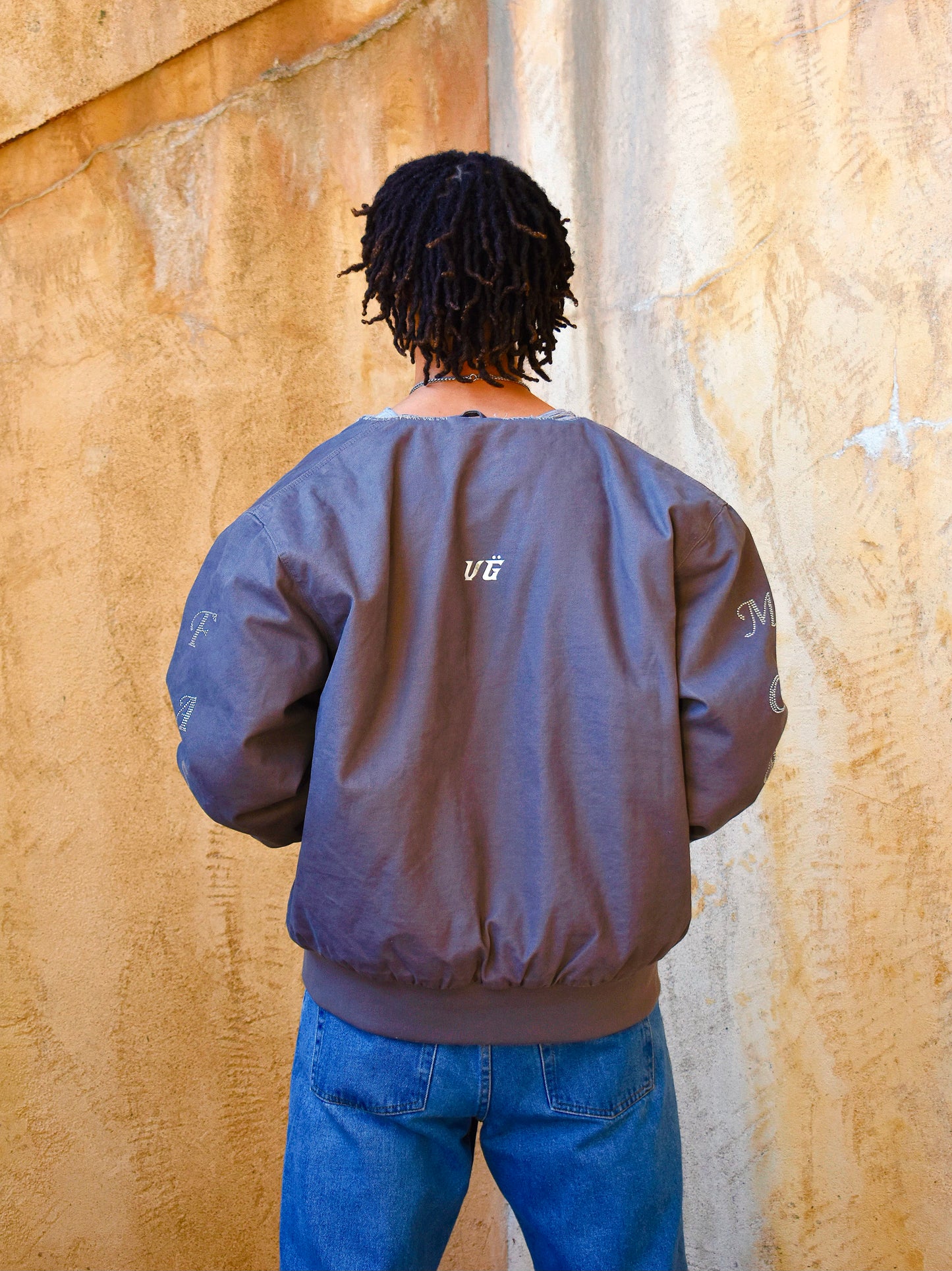 GREY "MOBB FAST" RACE JACKET
