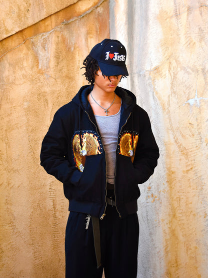 BLACK "PHOENIX" WORK JACKET