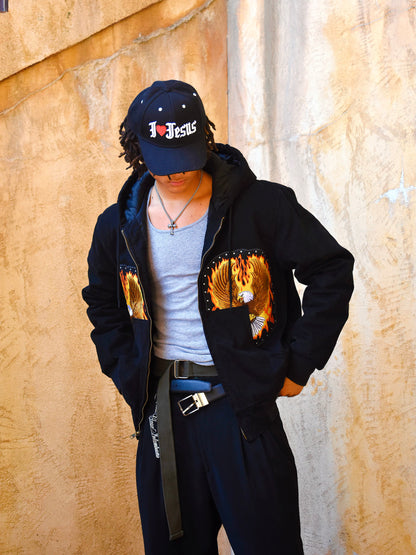 BLACK "PHOENIX" WORK JACKET
